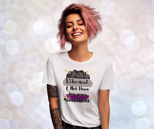 VALID, VIBRANT & UNBOTHERED- TEE
