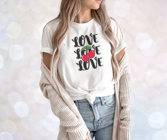 CHERRY POP LOVE TEE – Bold, Sweet & Full of Sass 💌