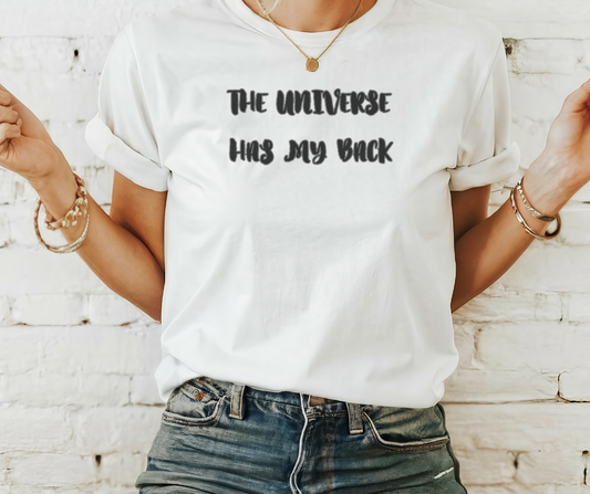 UNIVERSE'S GOT ME TEE – Cosmic Support Vibes 🌌